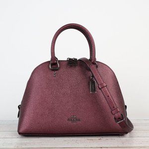 NWT Coach Crossgrain Leather Katy Satchel